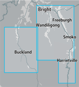 Where to prospect for gold in Bright and Harrietville